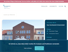 Tablet Screenshot of pflegeheim-dorotheenhof.de